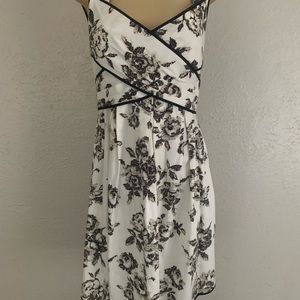 Jessica Simpson Ivory Flower Print Dress